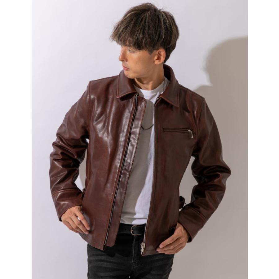 フリーダムレザー 革ジャン ライダースジャケット レザージャケット 本