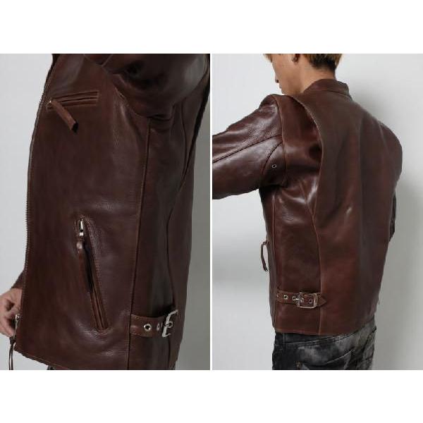 フリーダムレザー レザージャケット 本革 メンズ バイクウエア バイク