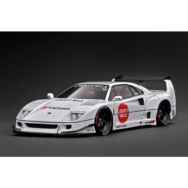新品 IG3752 イグニッションモデル 1/18 LB-WORKS 40 White : ブースト