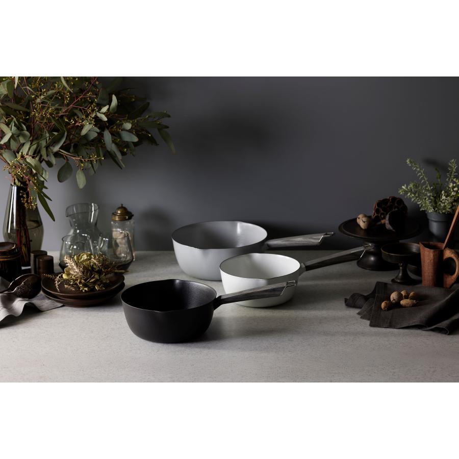 バーミキュラ (Vermicular) YUKIHIRA 16cm オイスターグレー 雪平鍋