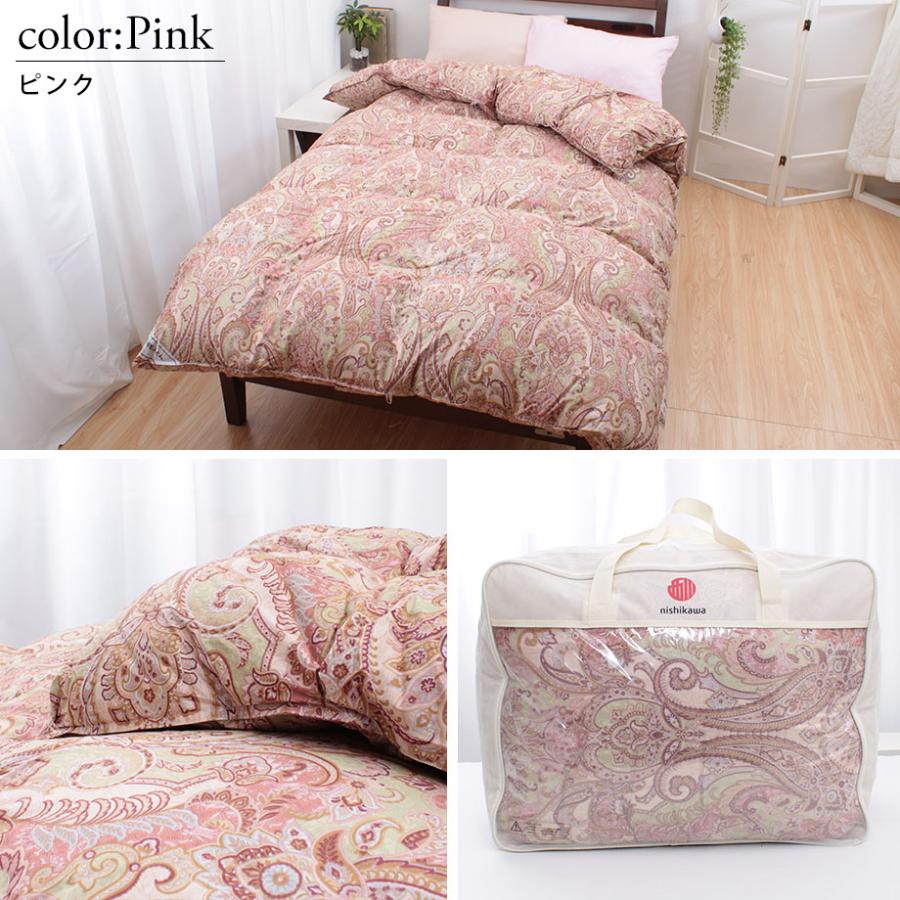 西川（nishikawa） 2026 福袋 羽毛布団 シングル 日本製 フランス