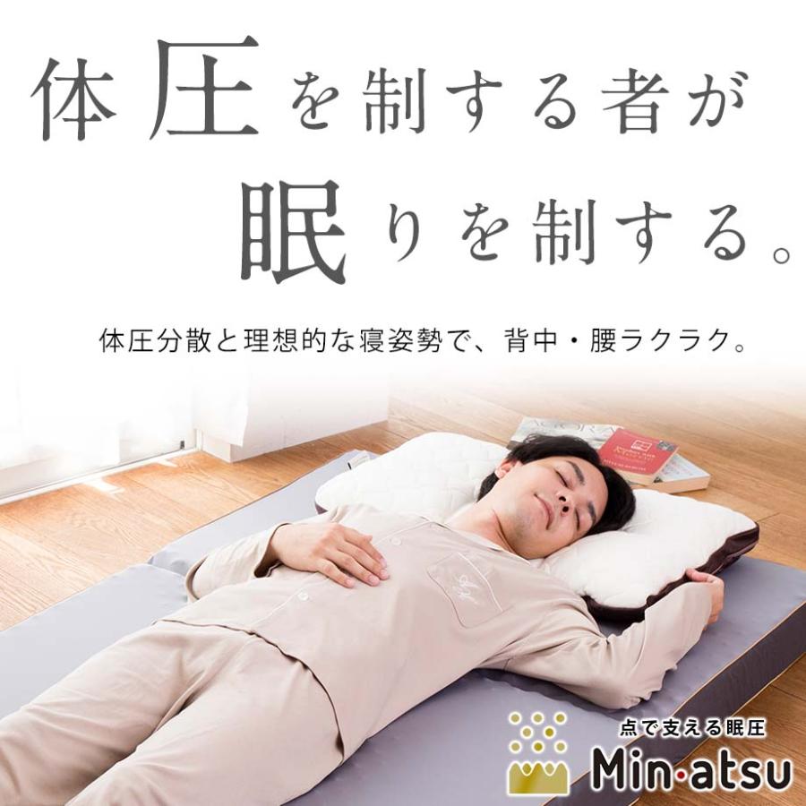 西川（nishikawa） マットレス ダブル 腰痛 高反発 3つ折り 三つ折り