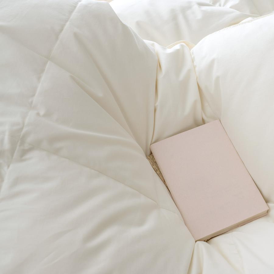 羽毛布団 シングル マザーグースダウン 95％ 西川掛布団カバー特典付