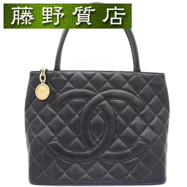 CHANEL（シャネル） 復刻トートバッグ キャビアスキン ブラック