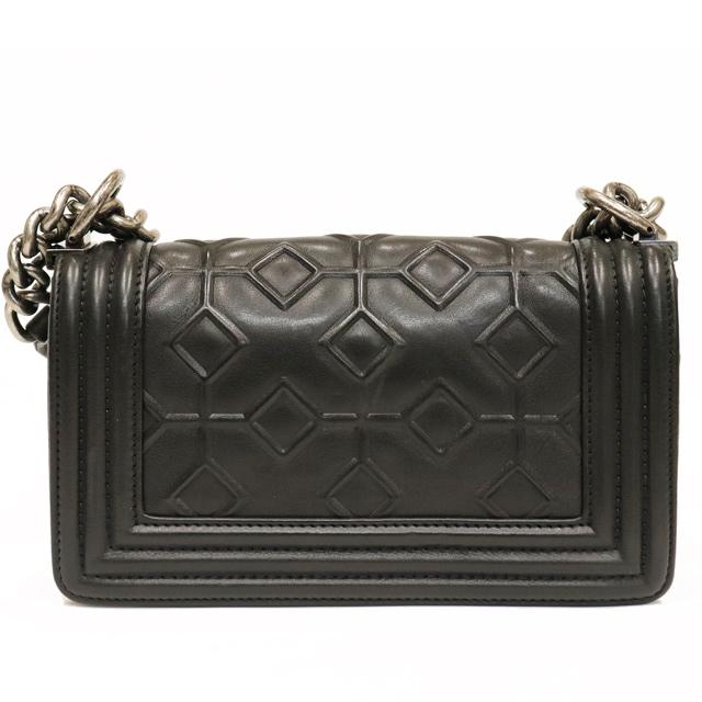 BOY CHANEL シャネル ボーイシャネル チェーンショルダー バッグ 黒