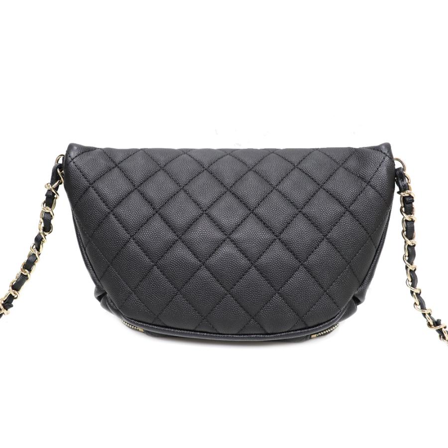 マトラッセ （未使用）シャネル CHANEL ウエストバック・ポーチ 黒