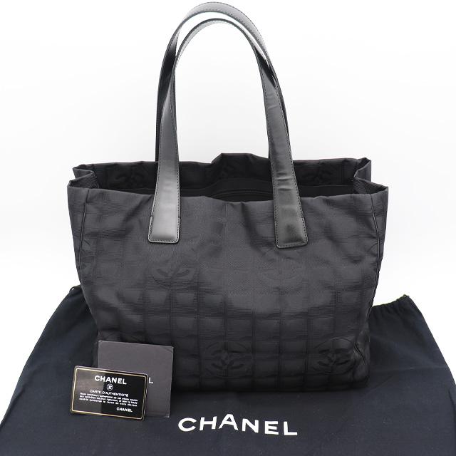 ニュートラベルライン シャネル CHANEL トート MM ナイロン レザー