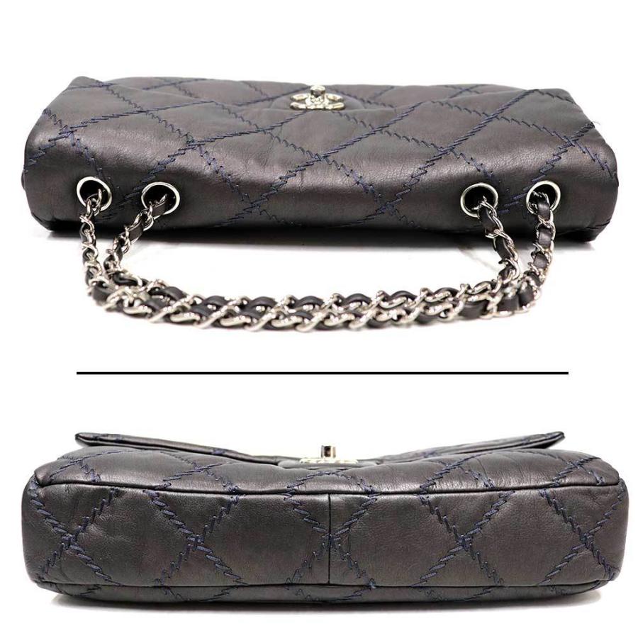 ワイルドステッチ シャネル CHANEL チェーンショルダー バッグ 斜め
