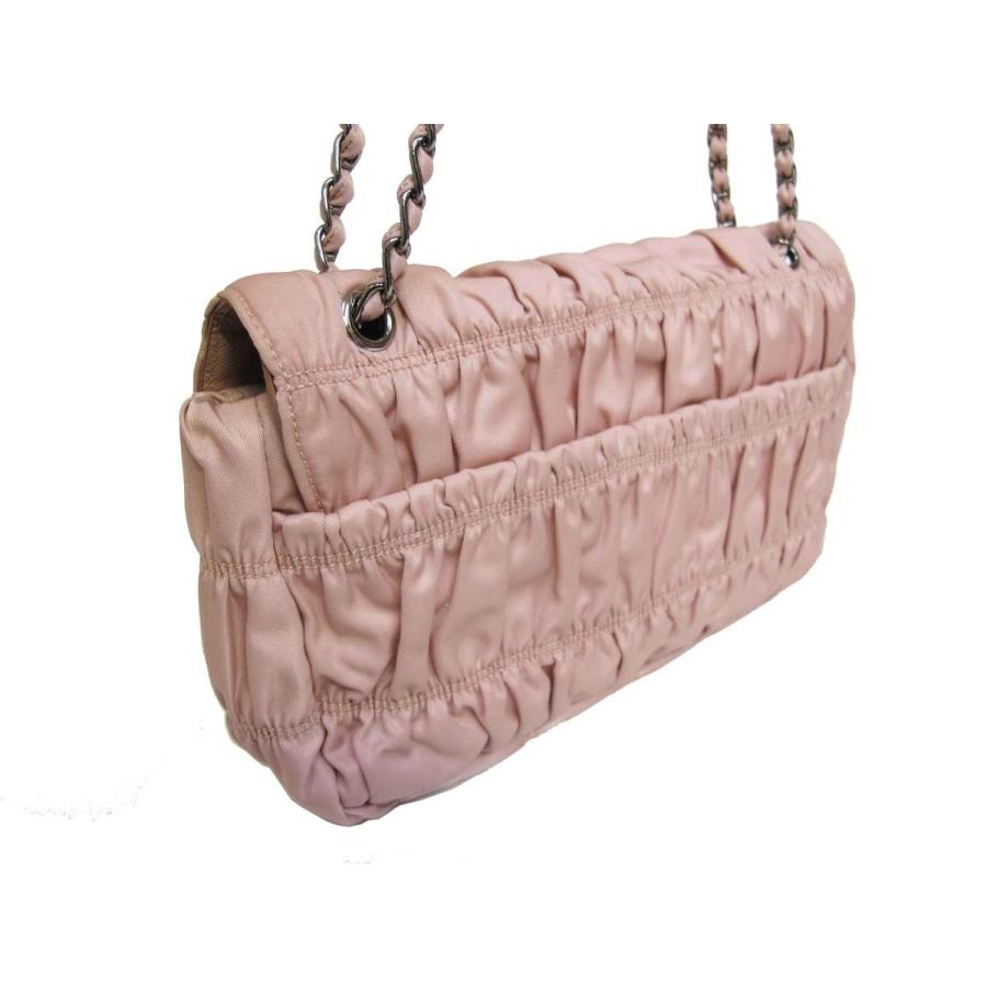 PRADA（プラダ） チェーン ショルダー バッグ ナイロン BR4609 ピンク