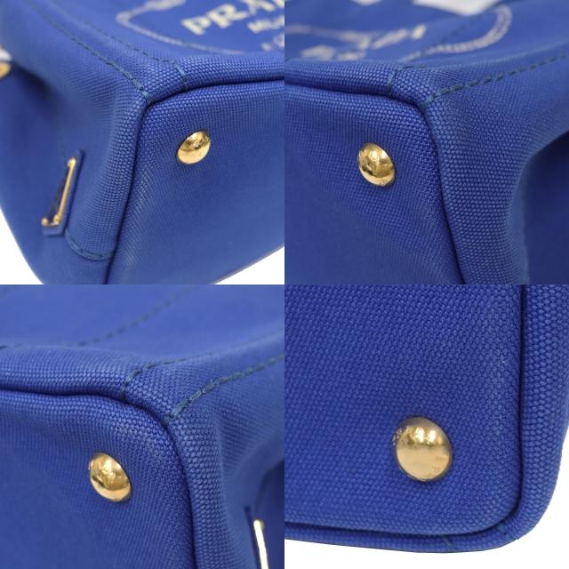 CANAPA プラダ PRADA カナパ 2way バッグ 1BG439 青 キャンバス