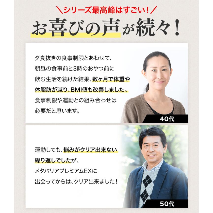 メタバリア プレミアムEX 30日分 240粒 サプリメント 公式店限定 1日分