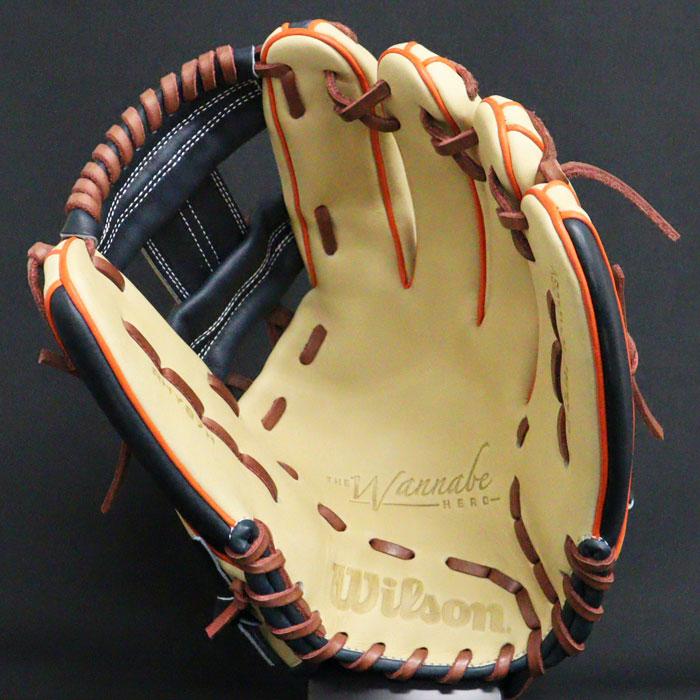 野球 ウィルソン 軟式グローブ 内野手用 87型 THE WANNABE HERO DUAL