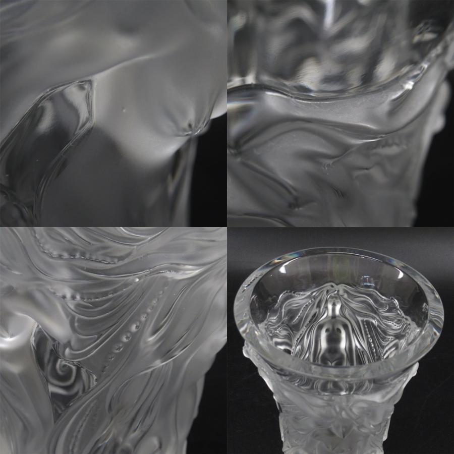 LALIQUE（ラリック） フラワーベース 17.7cm ファンタジア ベース 洋食