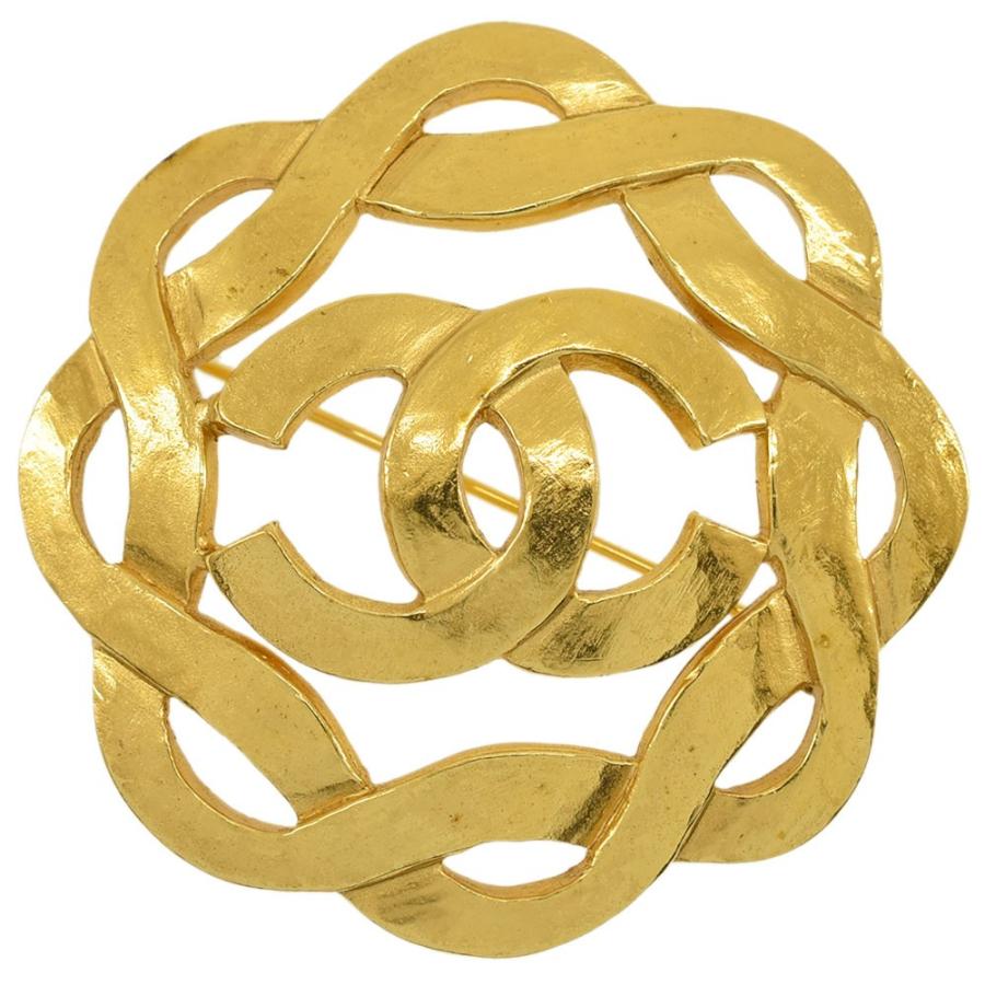 CHANEL（シャネル） ココマーク ラウンド ブローチ ヴィンテージ