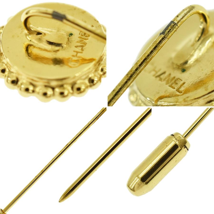 CHANEL（シャネル） クローバー ドロップパール ピンブローチ