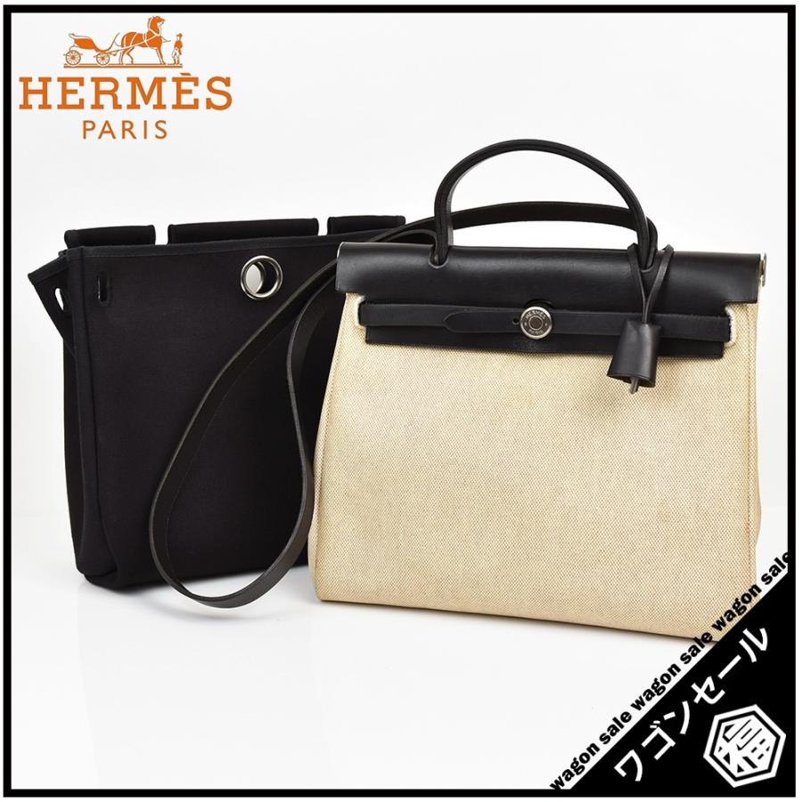 HERMES/エルメス エールバッグPM トワルアッシュ×トワルオフィシエ
