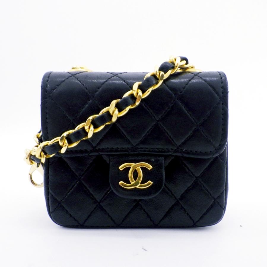 CHANEL（シャネル） ラムスキン ミニミニマトラッセ ポーチ付き