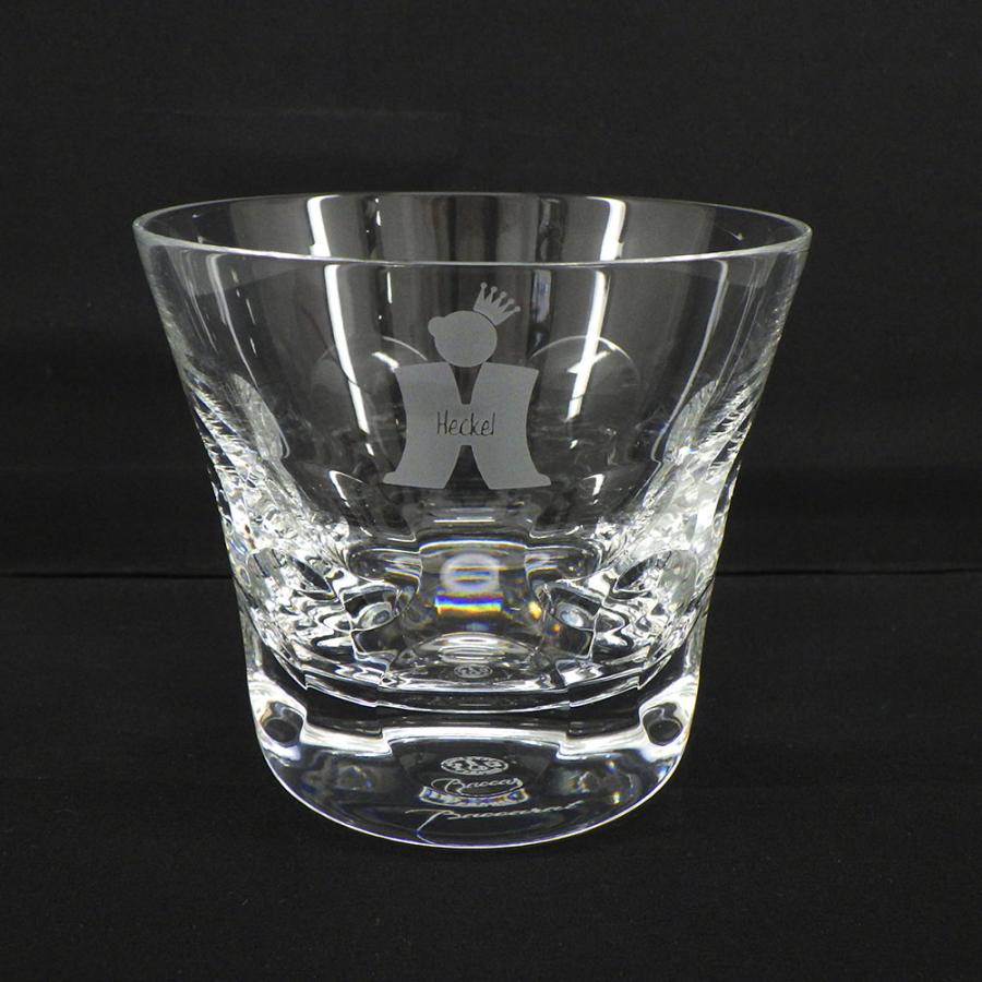 バカラ（Baccarat） ヘッケル コラボ ベルーガ ロックグラス 箱付き
