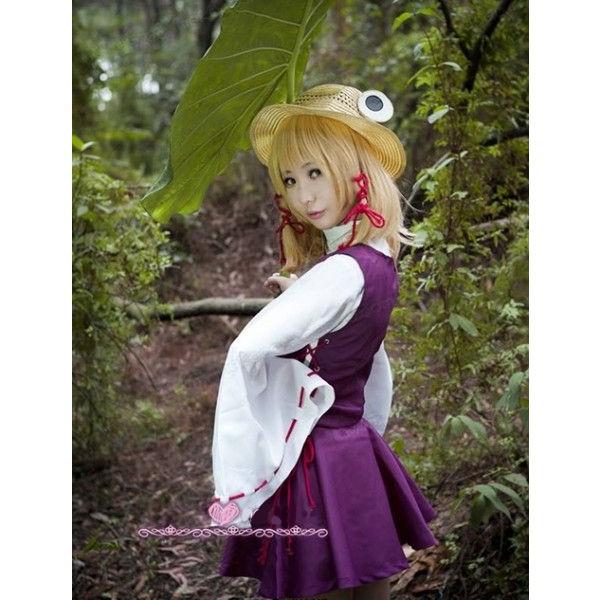 洩矢諏訪子 コスプレ衣装 ウィッグ 帽子 仮装 変装 コスチューム 演出