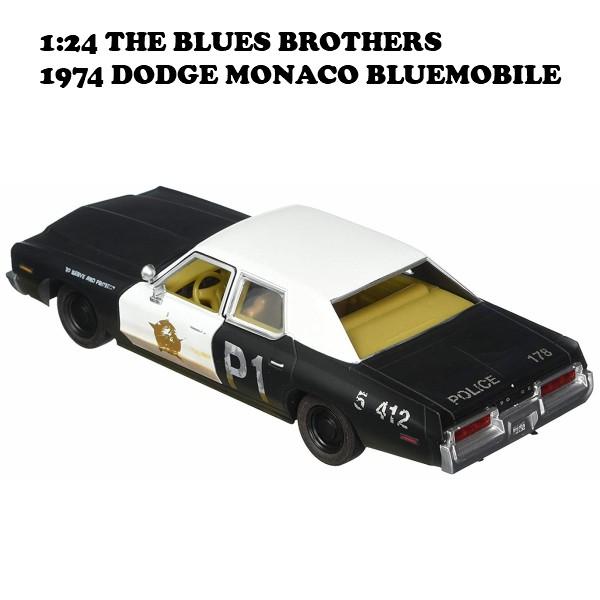 Jada 1:24 THE BLUES BROTHERS 1974 DODGE MONACO BLUESMOBILE
