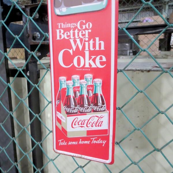 Coca Cola（コカコーラ） 看板 グッズ 縦長ストリートサイン 90cm