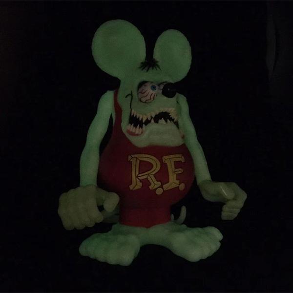 RAT FINK（ラットフィンク） フィギュア 蓄光タイプ 特大 貯金箱