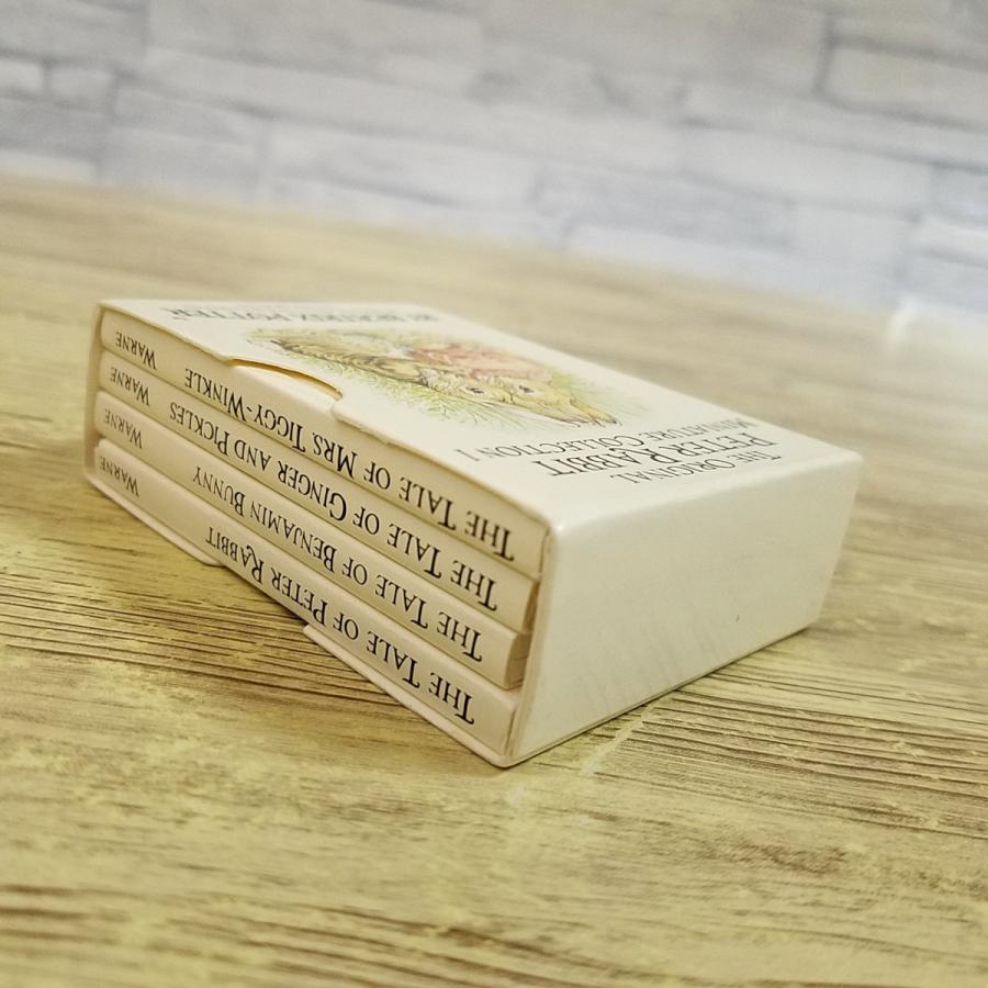 外国語絵本[ピーターラビット ミニチュア絵本箱入り4冊セット THE