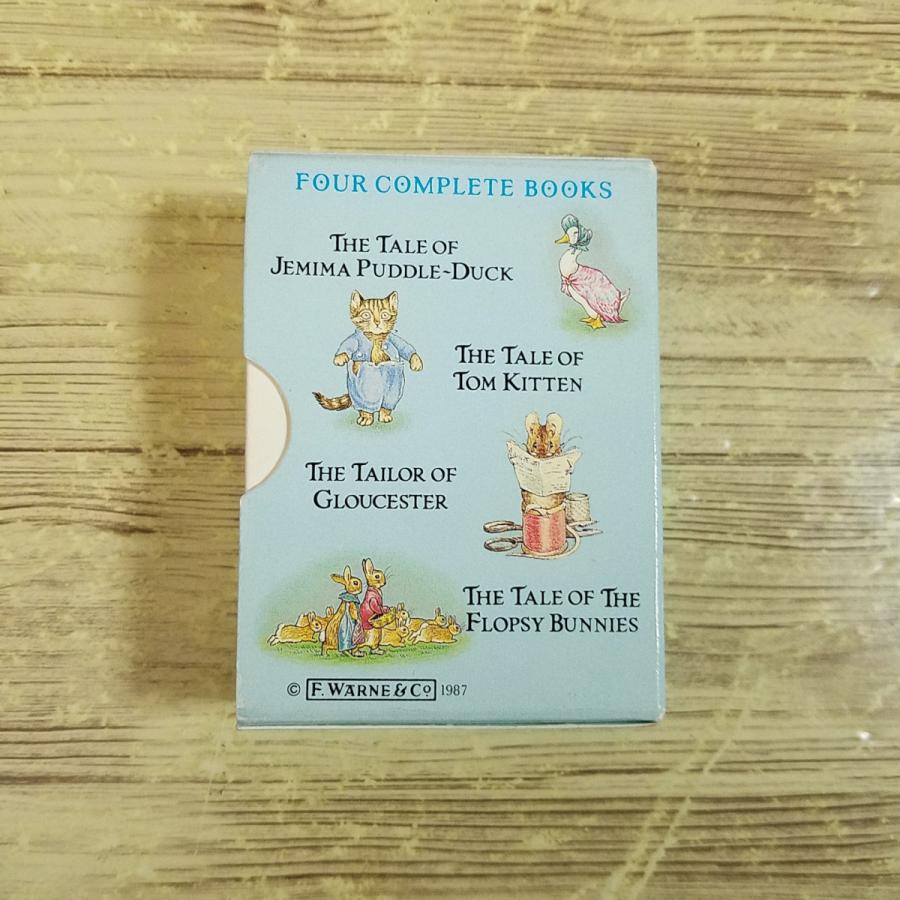 外国語絵本[ピーターラビット ミニチュア絵本箱入り4冊セット THE