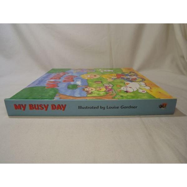 仕掛絵本[My Busy Day : CHANGING PICTURES] 洋書 英語絵本 つまみ引き