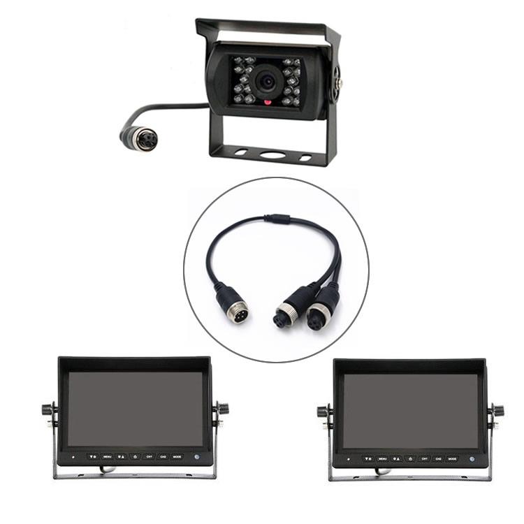 4ピン分岐ケーブル 分配 同軸ケーブル 4pinコネクタ 4ピンオス→4