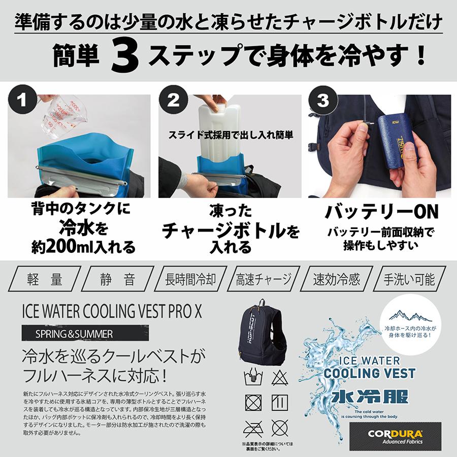 水冷服 2024 最強 冷却 水冷 ベスト 冷感服 保冷剤 アイスウォーター