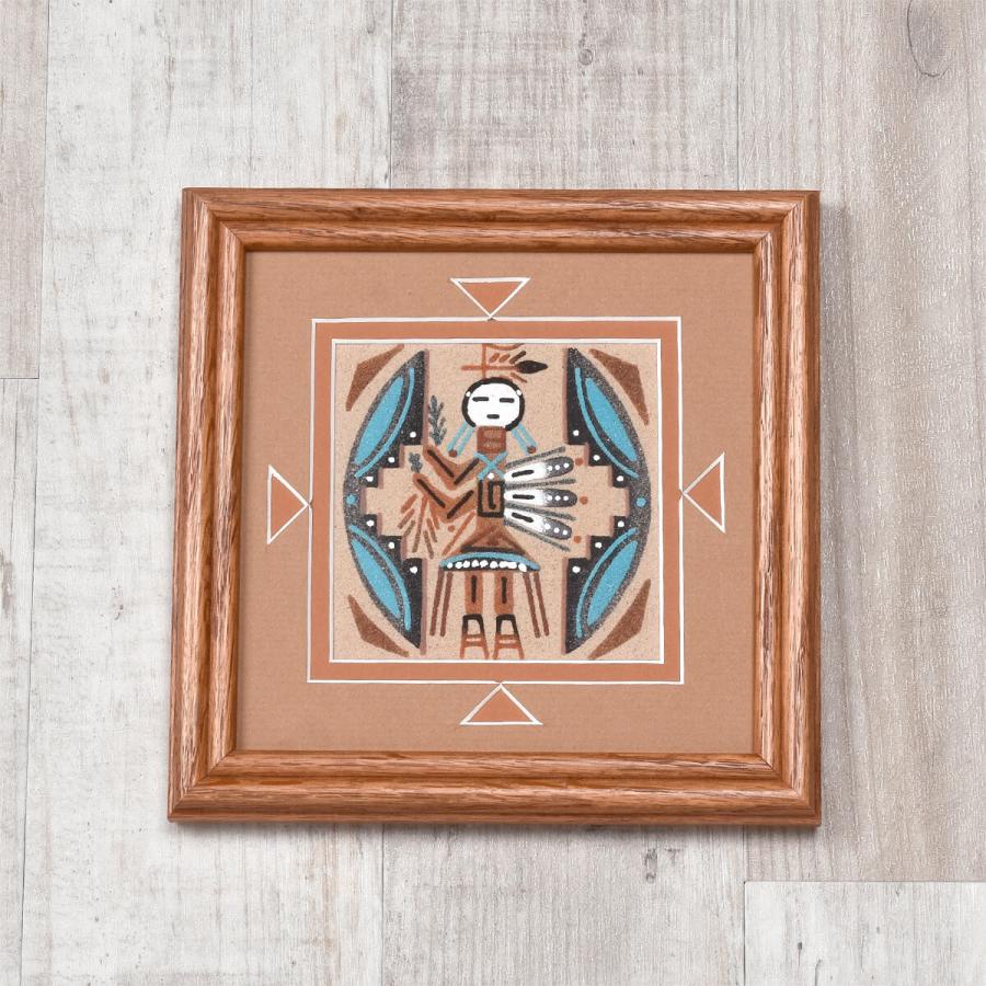 FUNNY公式ストア ナバホ族 サンドペンイント スクエア ネイティブ