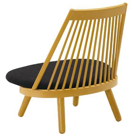 スポークチェア 豊口克平 天童木工 Bランク 布 あぐらがかけるチェア