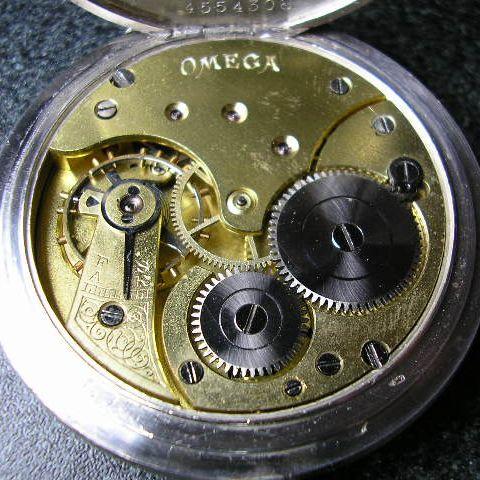 OMEGA 手巻きアンティーク銀製懐中時計 : 古時計の館 - 通販 - Yahoo