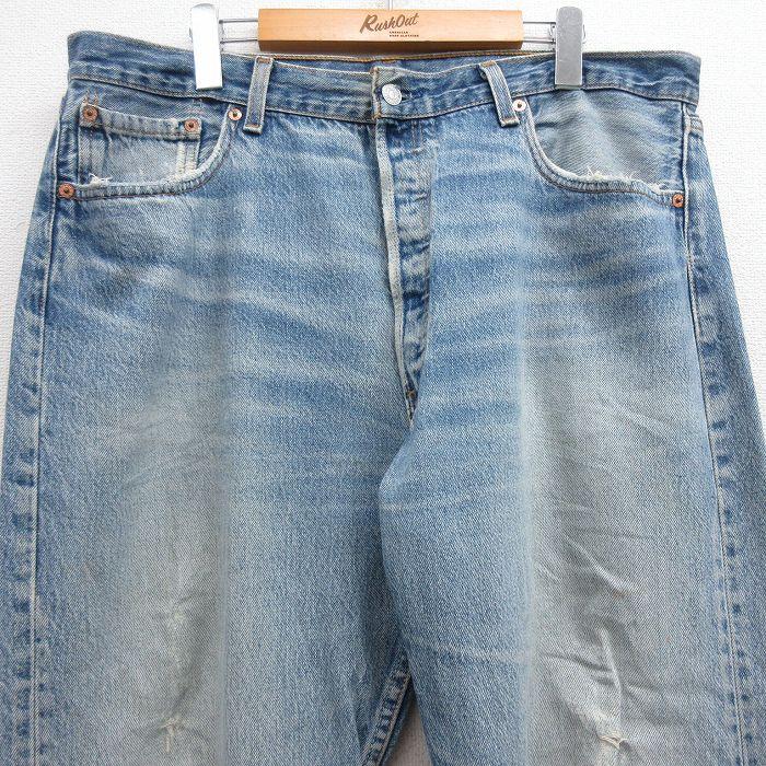 Levi's（リーバイス） W37/古着 ジーンズ Levis 501 メンズ 90s ヒゲ
