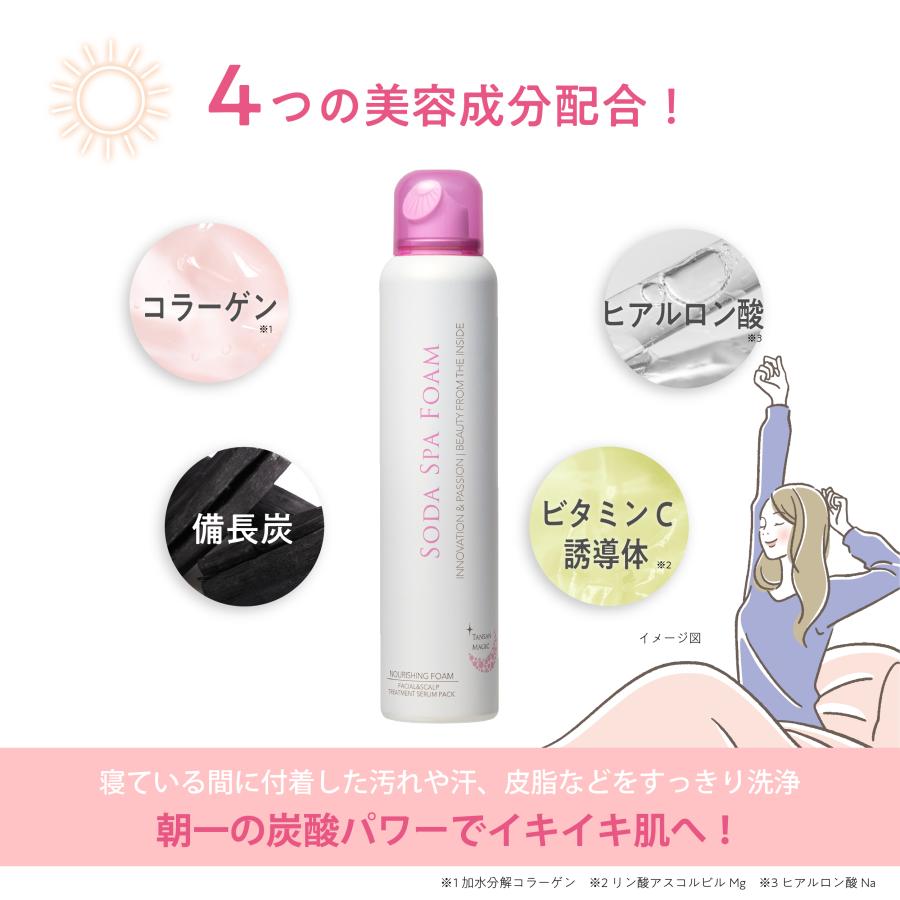 TANSAN MAGIC ソーダスパフォーム 炭酸パック フェイス用パック 泡
