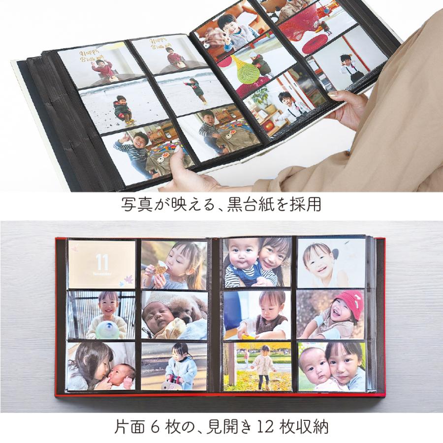 ナカバヤシ 【WEB限定品】 アルバム 大容量 見開き12ポケット L判960枚