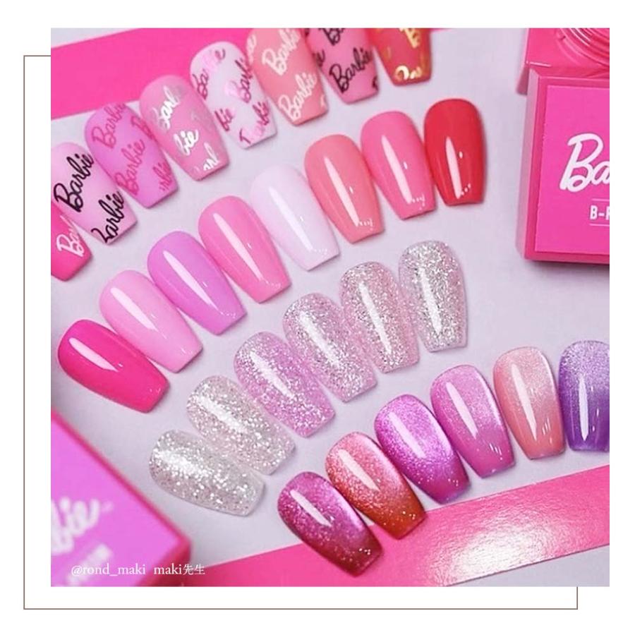 バービー Barbie フラッシュジェル 10g 6色セット FG01~06 ラメ