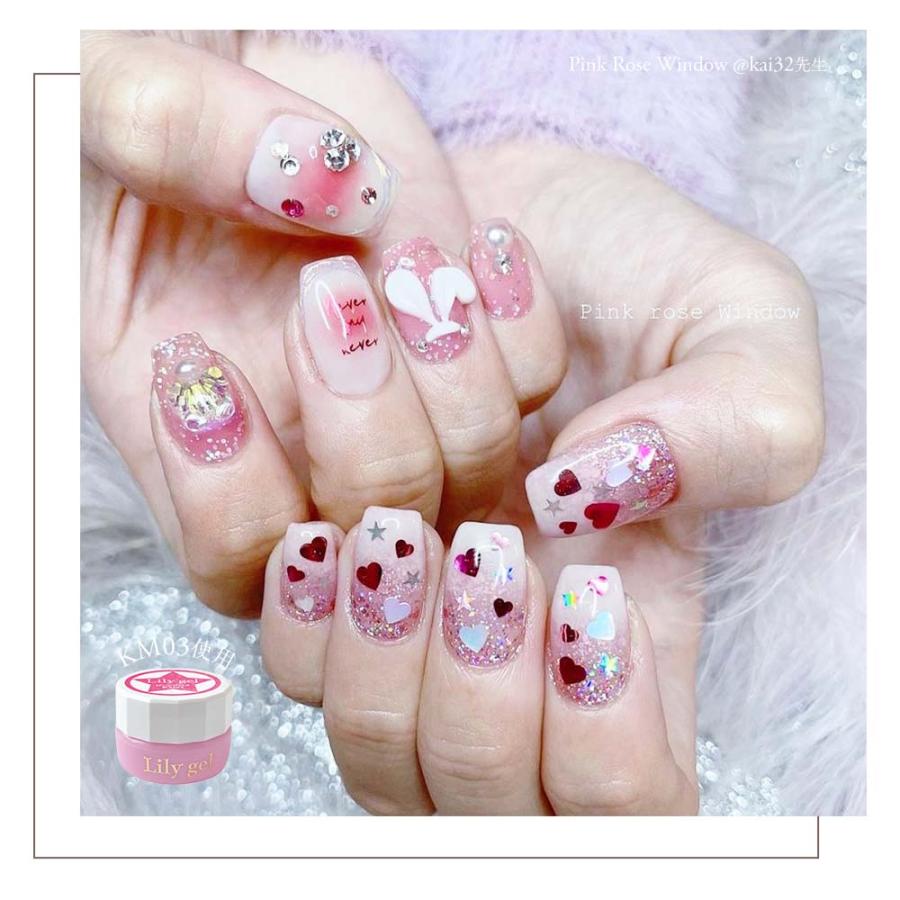 リリージェル Lily gel カラージェル きらめきシリーズ 全10色 KM01~10