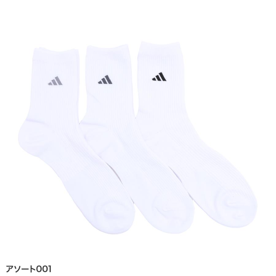 adidas（アディダス） 靴下 メンズ クルー丈 ソックス 3足組 紳士