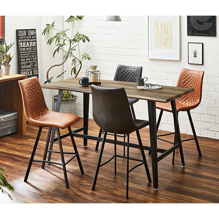 カウンターテーブル 高さ90cm 幅160cm 一枚板風 おしゃれ ダイニング