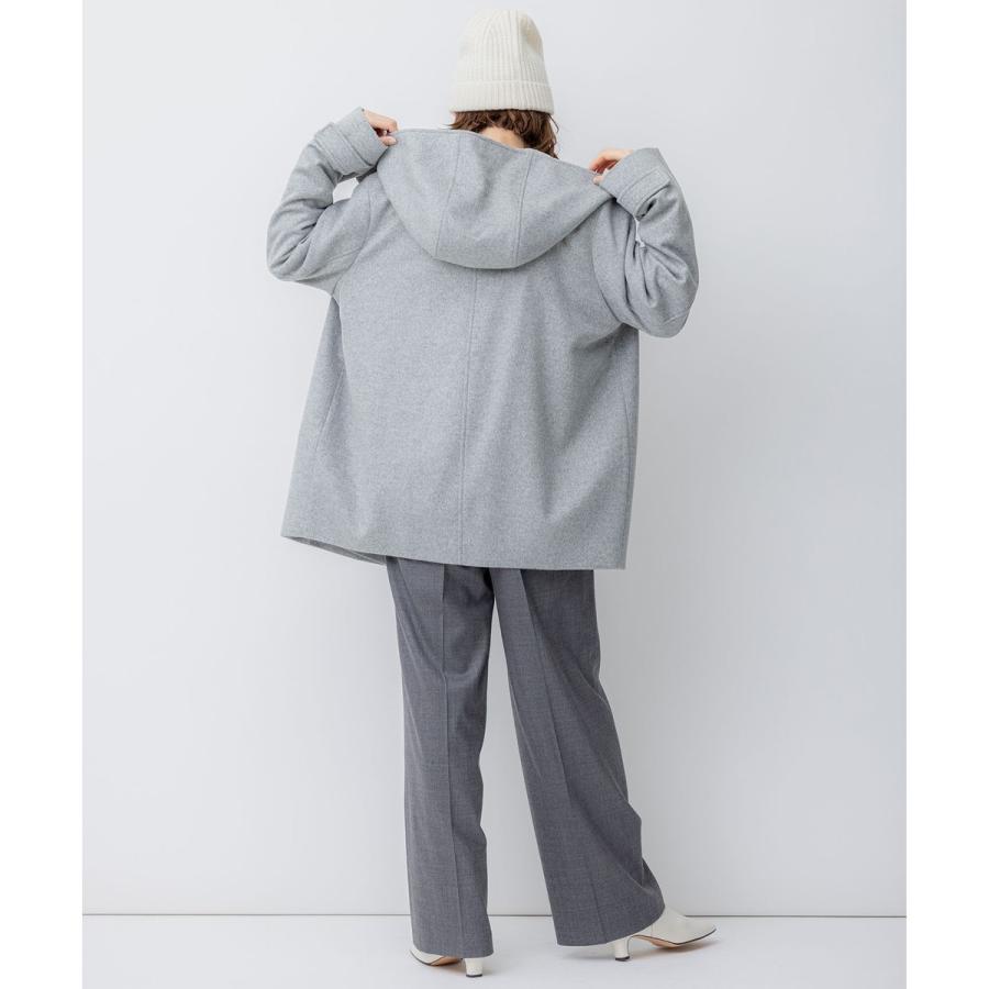23区（ニジュウサンク） ウールカシミヤビーバー フード付き ショート