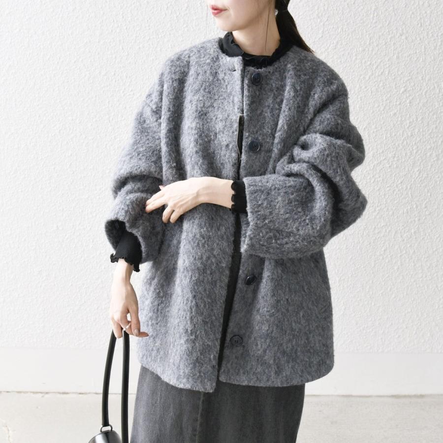 SHIPS any any: シャギー ノーカラー コクーン コート : マルイ(丸井