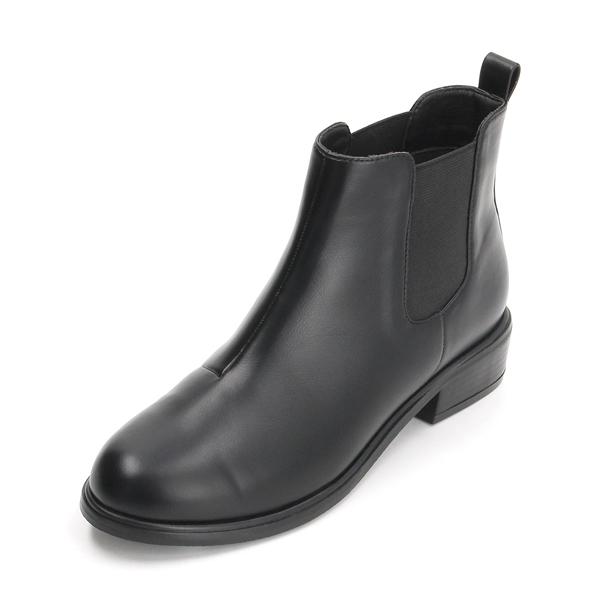 NEW！【晴雨兼用】サイドゴアショートブーツ(3.0cmヒール)[19.5~27cm