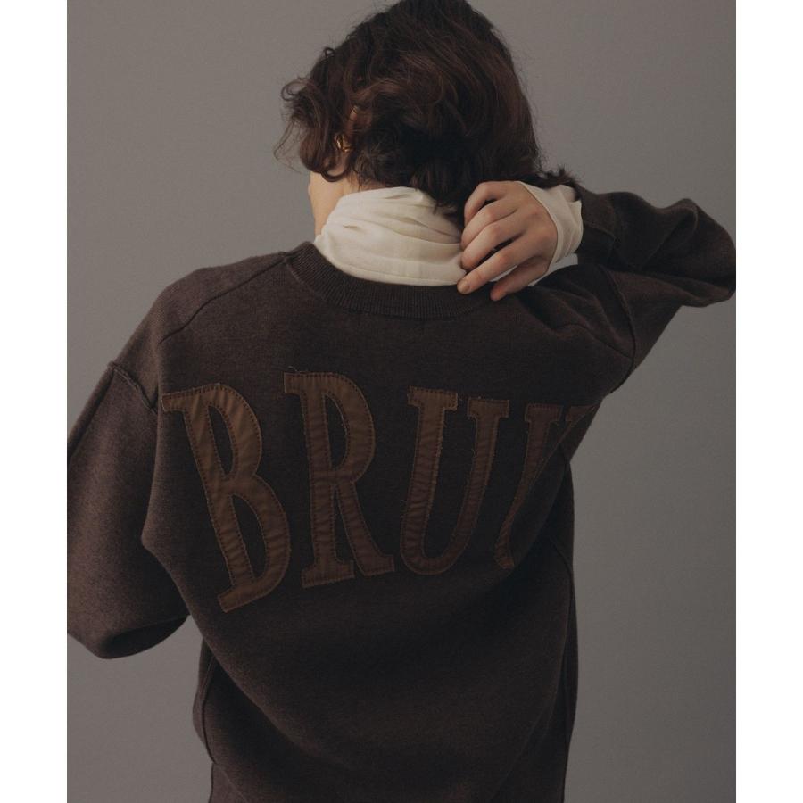 ADAM ET ROPE'（アダムエロペ） 【サステナブル】ロゴパッチスウェット