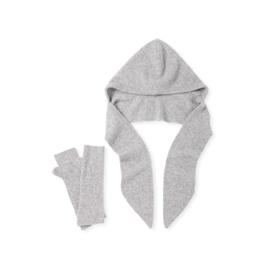 ADAM ET ROPE'（アダムエロペ） BASOLマフラーニットキャップ＆アーム