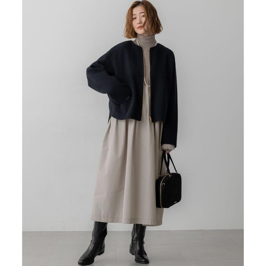 23区（ニジュウサンク） ウールライトリバー ノーカラー ショート