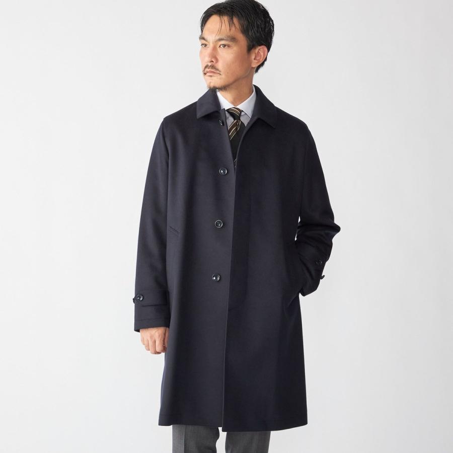 SHIPS（シップス） SHIPS: ネイビー ウール ビーバー ステンカラー