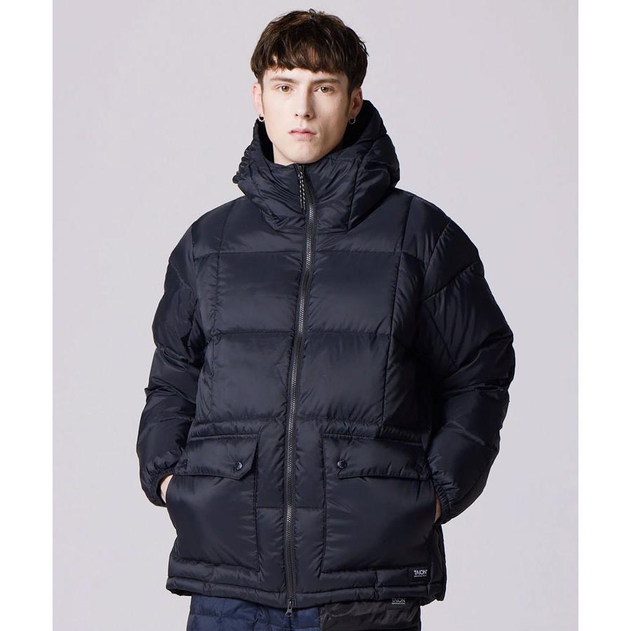 TAION（タイオン） マウンテン パッカブル ボリューム ダウンパーカー