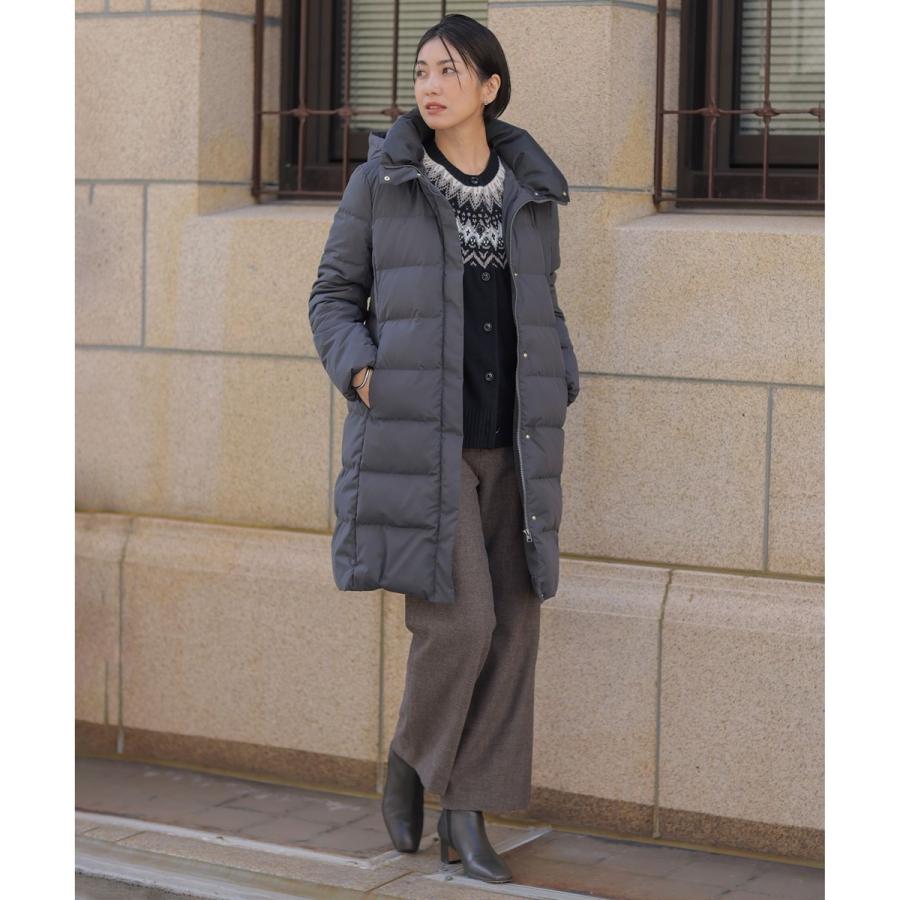 J.PRESS（J.プレス） 【洗える・2way】タフタダウン ロング丈 コート